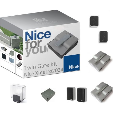 NICE Kit Automatismes de portail a 2 battants X-FABKIT 2024