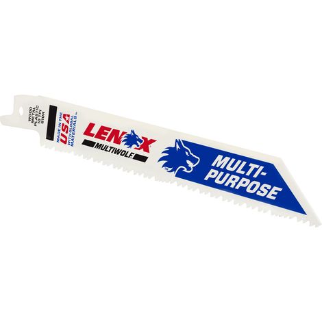 Lenox MultiWolf Wave Edge Reciprocating Saw Blade – 152 x 19 x 0.9mm, 10 TPI, Pack of 1
