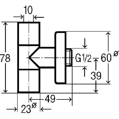 VIEGA 556150 Ensemble de robinet d'angle Eleganta 5788.45 (1/4)