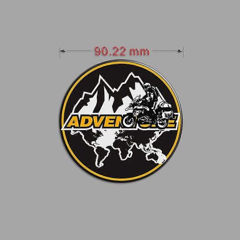 Autocollants pour motos BMW R1200GS, R1250GS, F750GS, F800GS, F850GS et G310GS (protection de réservoir, valises en aluminium, style Adventure) - ADV (1/5)
