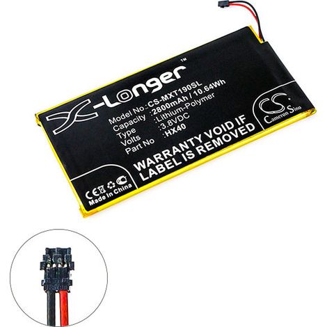 NX - Batterie téléphone, smartphone, GSM pour Neffos 3.8V 2800mAh - HX40SNN5995A (1/2)