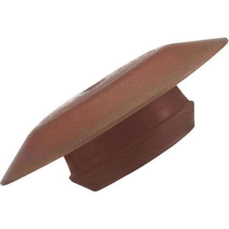 Lot de 32 caches de vis de seuil de porte de 0,9 cm - Têtes en ABS marron résistantes à l'usure pour la maison, le travail, la protection de seuil d'entrée (1/5)