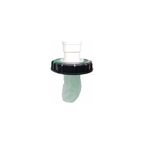 Filtre de couverture IBC lavable en nylon avec couvercle de réservoir d'eau de pluie IBC 1000l DN 75 feutre aiguilleté noir 165mm (1/3)