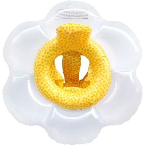 SJLERST Anneau de natation gonflable en forme de fleur de soleil pour bébé, accessoires de piscine flottante, jouet circulaire pour enfants de 6 à 48 mois (1/5)