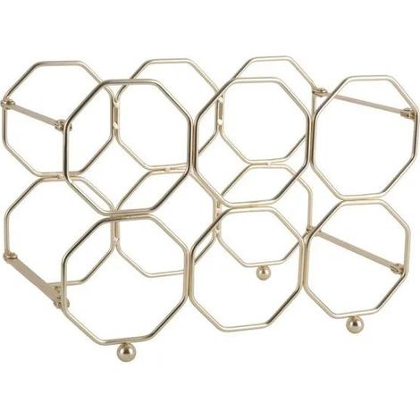Present-Time Honey Flaschenhalter faltbar gold Metall