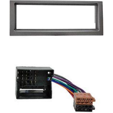 Kit Installation Autoradio KITFAC-168B compatible avec Peugeot 407 Citroen C5 04-10 1Din - Noir
