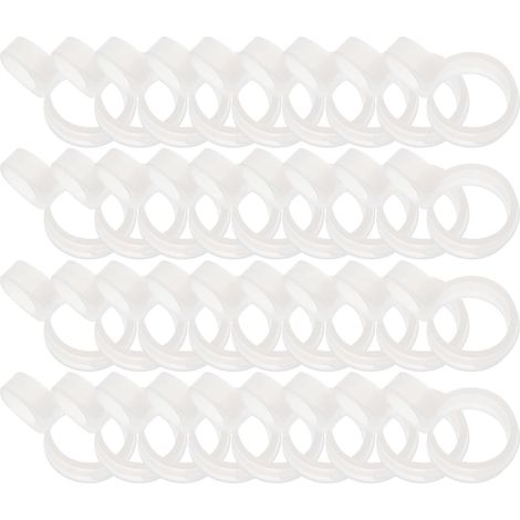 60 crochets à vis, plastique, pour balcon, à visser, plafond (1/5)