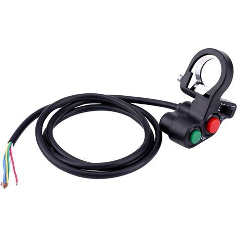 22 mm (7/8 Zoll) Motorrad-Lenkerschalter Scheinwerfer Blinker Hupe Druckknopf Ein/Aus (1/5)