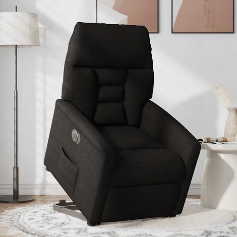 Maison Exclusive - Relaxsessel mit Aufstehhilfe Elektrisch Schwar