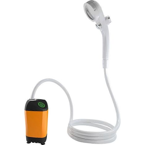 Pompe de douche électrique portable extérieure étanche avec affichage numérique pour le camping, les voyages et la plage - FFY (1/4)