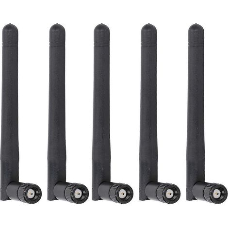 5 Stück faltbare omnidirektionale Funkmodulantenne für den Außenbereich mit SMA-Stecker JBGSM022