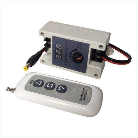 Télécommande Sans Fil DC Vitesse Du Moteur LED Lumière PWM Variateur de Vitesse Module de Contrôle Commutateur pour Actionneur (1/4)
