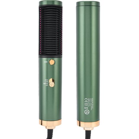 Brosse lissante électrique chauffante à 3 vitesses, anti-brûlure, idéale pour un usage professionnel à domicile. (1/5)