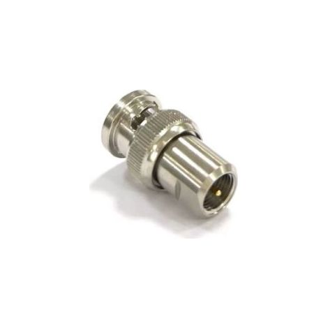 Adaptateur coaxial RS PRO FME Fiche vers BNC Fiche, Droit, , 50O, 0.9GHz ( Prix pour 1 )