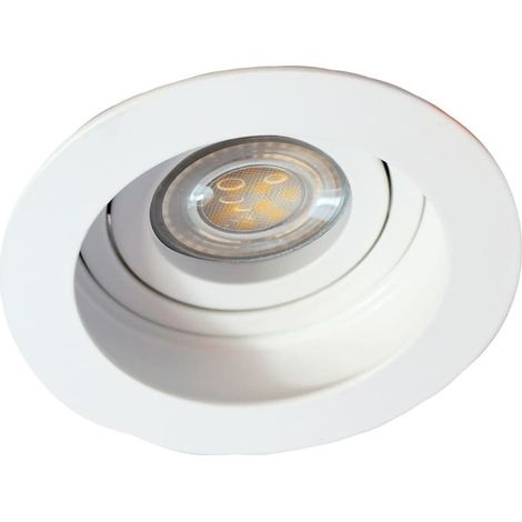 Akrah anello da incasso tondo bianco 10cm (1/5)
