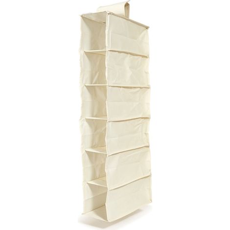 Perfetto Più Easystorage Contenitore Verticale Tnt 6 Ripiani, Tessuto, Ecru, 15.0x30.0x84.0 Cm (1/2)