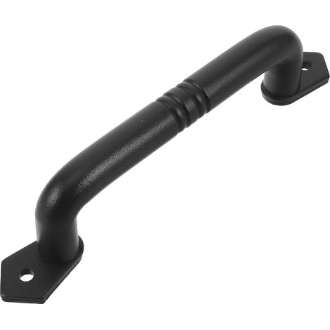 de porte coulissante style industriel en fer noir grande