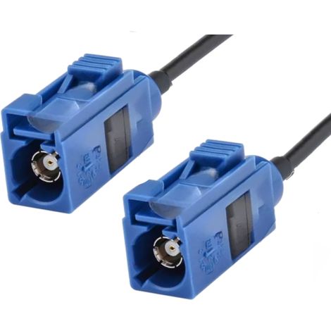 Cable flexible Fakra con conector C / conector Fakra C RG174 de 1 m