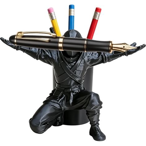 Porte-Stylo De Bureau Décoration Figurine Rigolote Imprimée En 3D Organiseur de bureau porte-stylos Pour Professeurs Marqueurs Crayons Maison Et Études Salle De Classe École (1/5)
