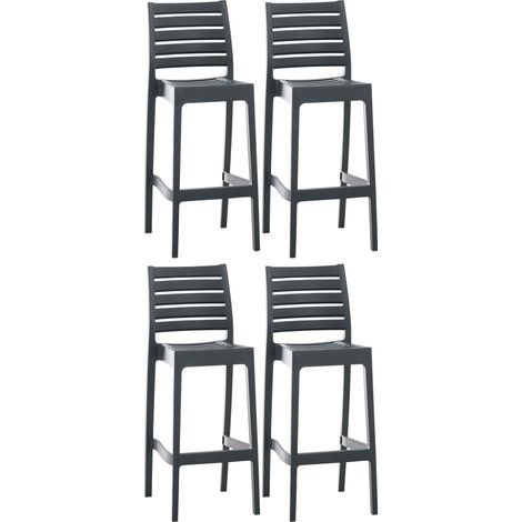 4er Set Barhocker Ares dunkelgrau (1/5)