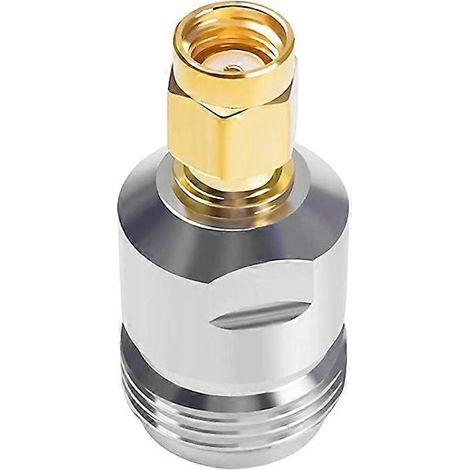 Adaptateur de connecteur coaxial RF droit N femelle vers SMA mâle (1/5)