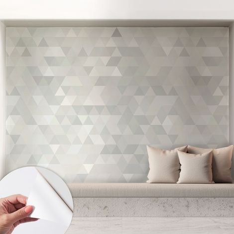 Fotomurale adesivo - murale da parete - Carta da parati autoadesiva - design parete moderno - Motivo grigio 208x146 cm (1/5)