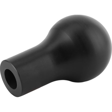 Schwarzer Schalthebel, 14 mm Bohrung, mit Aufkleber und Gewindeadapter für Mitsubishi RALLIART (1/5)