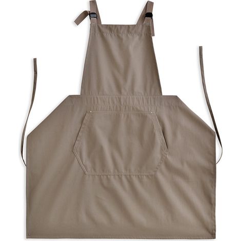 Grembiule - Grembiule da artista - Grembiule per lavori creativi - Comodo e resistente con ampie tasche - Adatto per ceramica, pittura e lavorazione della terracotta (1/4)