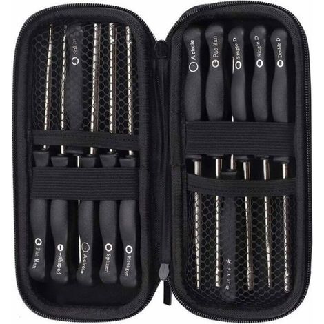 Outil De Réglage Carburateur - Pour Moteurs 2 Temps - Compatible Tronçonneuses Et Débroussailleuses - Lot De 12 Pièces (1/5)
