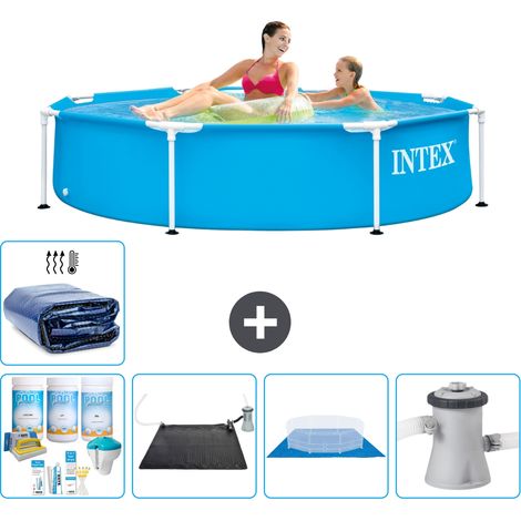 Intex Piscine Tubulaire Ronde - 244x51 cm - 6-pièces  S20400 (1/5)