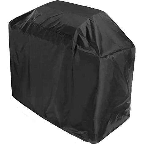 Housse barbecue, Housse de barbecue étanche Grille de pluie extérieure Protection anti-poussière Barbecue électrique au charbon de bois, noir, 100x60x150cm