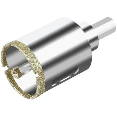 Sega a tazza diamantata da 40 mm con punta centrale, sega a tazza diamantata per piastrelle, punta diamantata per vetro, piastrelle, ceramica, marmo e granito.