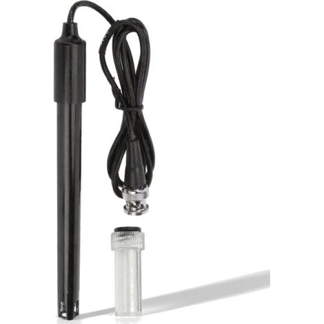 Sonde pH pour piscines, électrode pH 0-14 avec connecteur BNC, haute précision, pour aquariums, piscines, laboratoires, hydroponie (1/4)