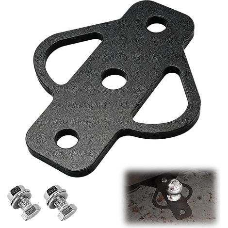 Attelage universel pour tracteurs à gazon avec boulons, tête sphérique amovible, adaptateur d'attelage de remorque à 3 voies, pour tracteurs de gazon, tracteurs de jardin, chariots de golf, voitures (1/5)