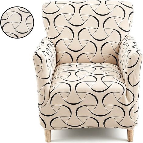 Funda para silla, Funda elástica para silla, Funda extraíble para silla, Funda para sillones de banquete/lectura, sillas de comedor (1/5)