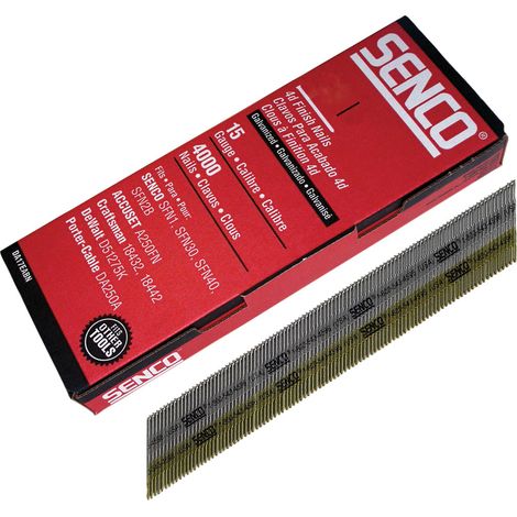 Senco Chisel Smooth Brad Nails Galvanised 15G x 32mm (Pack 4000)