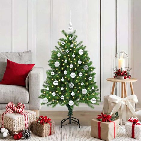 Weihnachtsbaum mit 150 LEDs mit Ständer Grün 120 cm PE