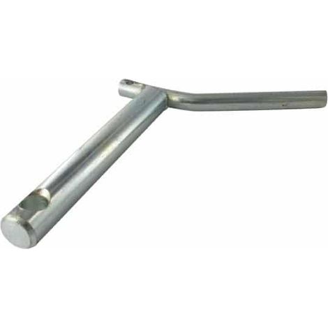 Axe d'attelage 120mm – Diamètre 20mm – Adaptable pour remorquage – Conception robuste pour applications exigeantes