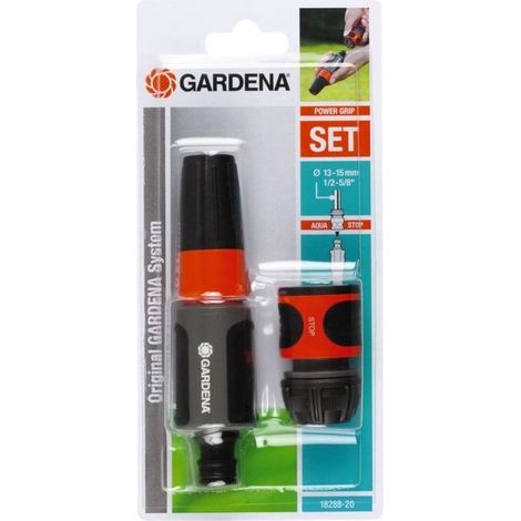 Kit Terminal D'irrigation. Lancement Multi Jet+Connecteur. 13mm (1/2'') 15mm (5/8'') (BLISTER) Gardena (1/2)