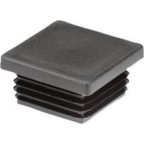 Bouchon carré 40X40 Epaisseur Tube 1.5 à 3.5 Polyethylène noir-1 pièce - Bouchon carré 40X40 Epaisseur Tube 1.5 à 3.5 Polyethylène noir-1 pièce (1/5)