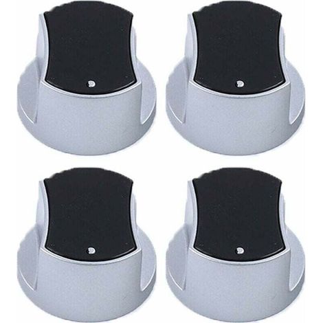 Bouton Plaque de Cuisson Bouton de commande universel cuisine cuisinière Poignée Lock Bouton Rotatif Universel Locks Bouton de Gaz，pour Cuisine Cuisinière Réchaud à Gaz Four de Cuisson 4 Pcs 8mm (1/3)