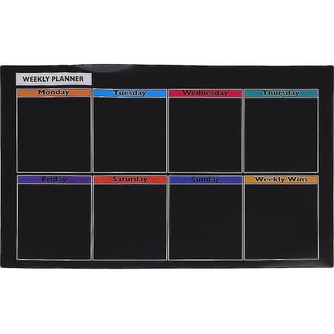 tableau de planification hebdomadaire