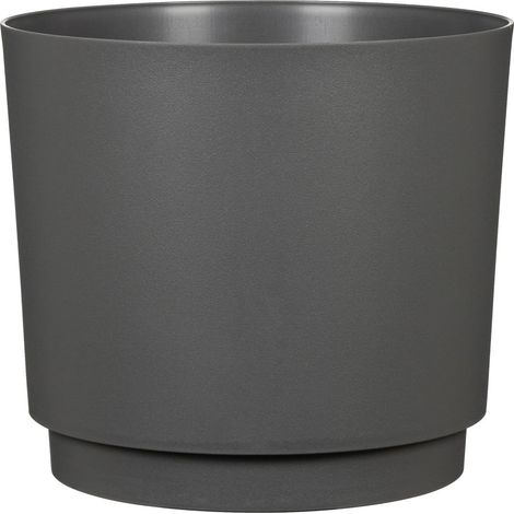 Scheurich Blumentopf Kunststoff Ø 14,9 x 13,3 cm nero
