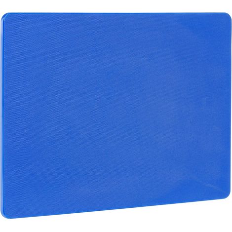 HENDI Tagliere, HACCP, entrambi i lati lisci e utilizzabili, riduce al minimo l'opacizzazione dei coltelli, tagliere da cucina, 450x300x(H)10mm, plastica LPDE, blu