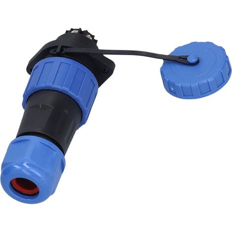 Luftfahrtsteckverbinder LP20 Flansch Wasserdichter Stromstecker Stecker Buchse 250V 7-polig (1/5)