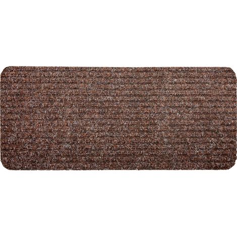 Tappeto per scale Turbo Brown - 25x60 cm - Autoadesivo - Lavabile in lavatrice