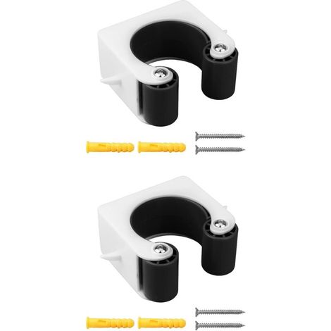 Lntyq Boucle de stationnement de vélo Clip de rangement pour porte-vélos Boucle de stationnement de vélo de montagne Support de rangement pour clip de vélo pour supports muraux de vélo bicyclette 2 PC