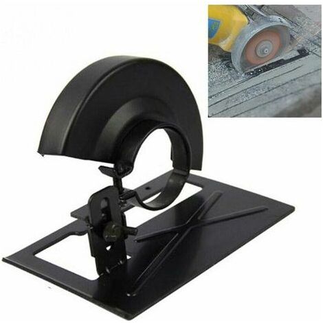 Soporte para amoladora angular + cubierta protectora ajustable de 20-30 mm para herramientas de carpintería de bricolaje, SEMAket