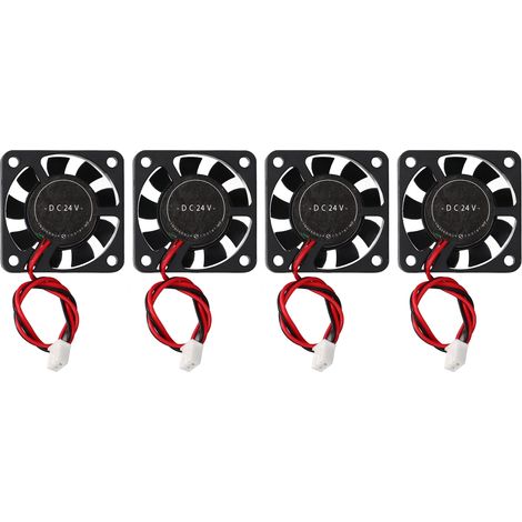 Lot 4 Ventilateurs Brushless 24V DC Pièce Refroidissement pour Extrudeuse Imprimante 3D (1/5)
