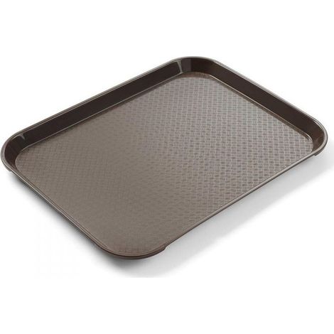 Kleines Serviertablett für Fast Food aus Polypropylen, BRAUN, Hendi 878743 (1/3)